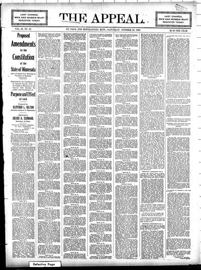 The Appeal, Oct 23, 1920