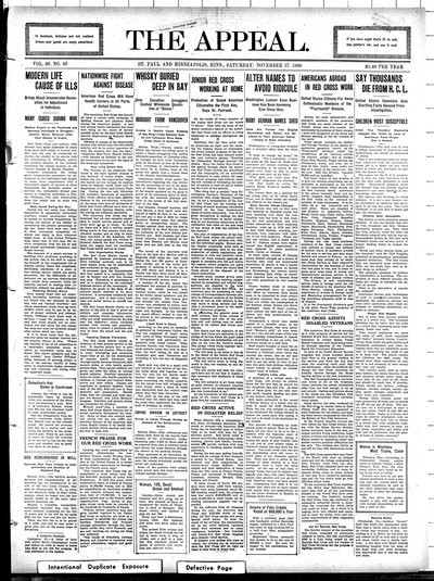 The Appeal, Nov 27, 1920