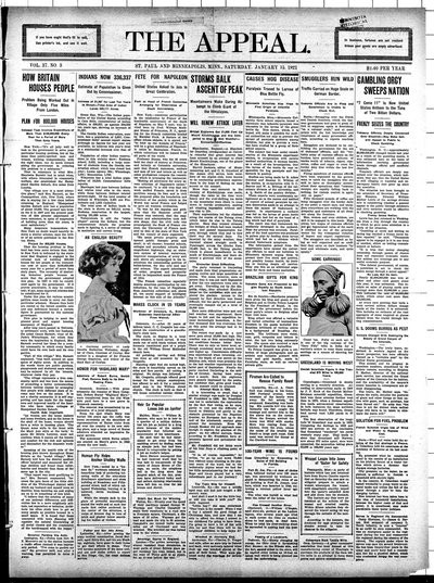 The Appeal, Jan 15, 1921