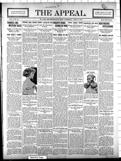 The Appeal, Apr 30, 1921