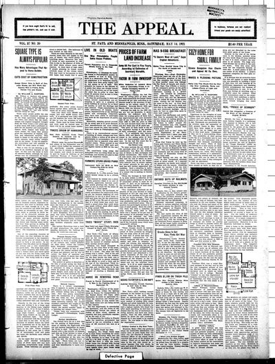 The Appeal, May 14, 1921
