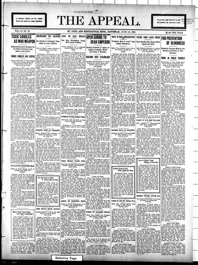 The Appeal, Jun 18, 1921