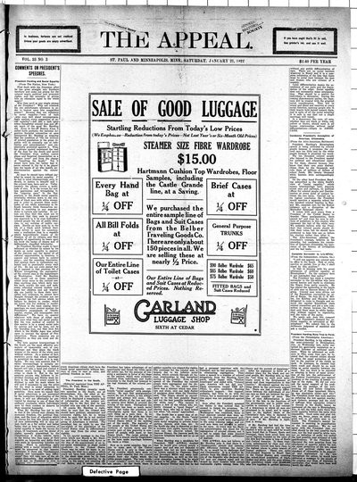 The Appeal, Jan 21, 1922