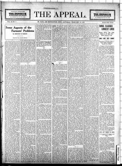 The Appeal, Feb 18, 1922