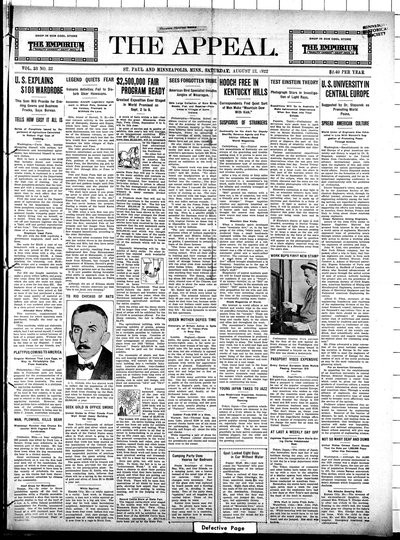 The Appeal, Aug 12, 1922