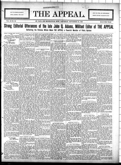 The Appeal, Sep 23, 1922
