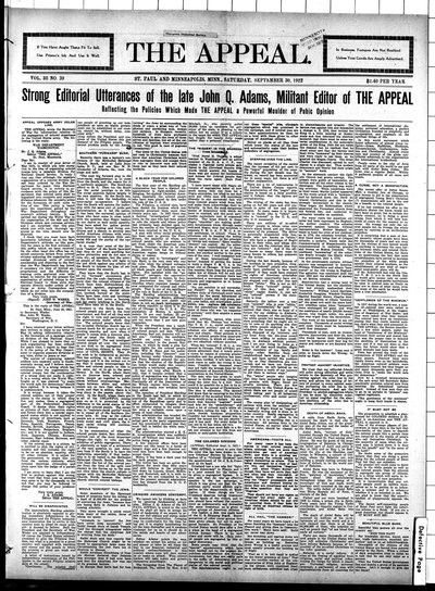 The Appeal, Sep 30, 1922