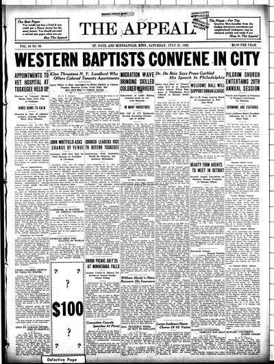 The Appeal, Jul 21, 1923