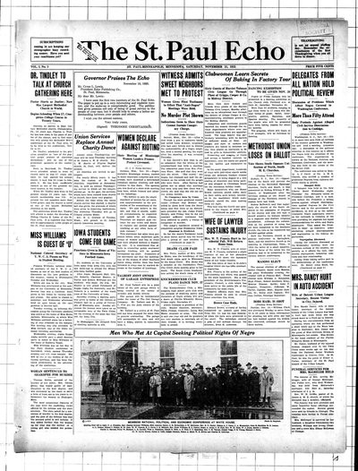 St. Paul Echo, Nov 21, 1925