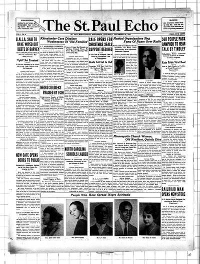 St. Paul Echo, Nov 28, 1925