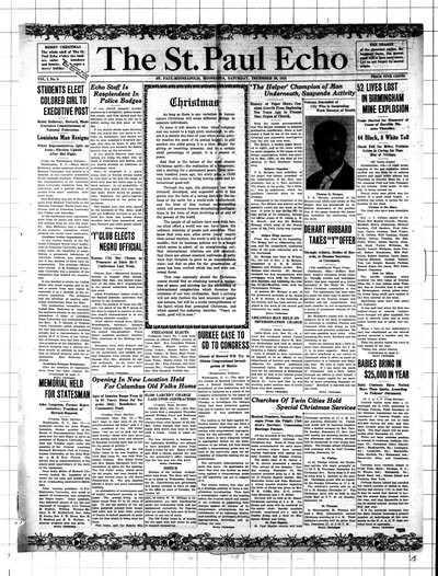 St. Paul Echo, Dec 26, 1925