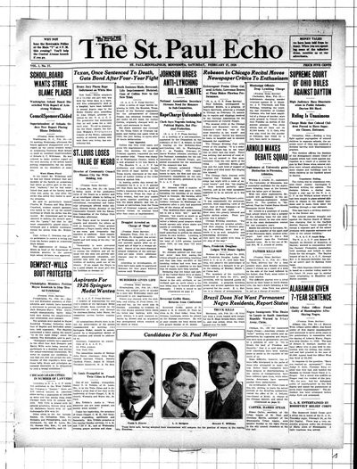 St. Paul Echo, Feb 27, 1926
