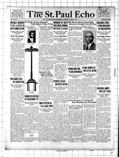 St. Paul Echo, Mar 13, 1926