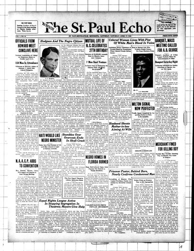 St. Paul Echo, Apr 17, 1926