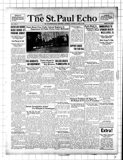 St. Paul Echo, Apr 24, 1926