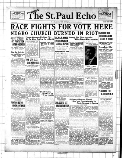 St. Paul Echo, May 8, 1926