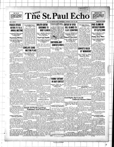 St. Paul Echo, May 29, 1926