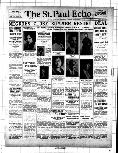 St. Paul Echo, Aug 28, 1926