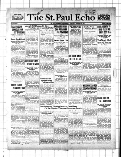St. Paul Echo, Oct 16, 1926