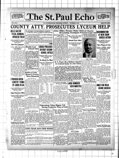 St. Paul Echo, Nov 27, 1926