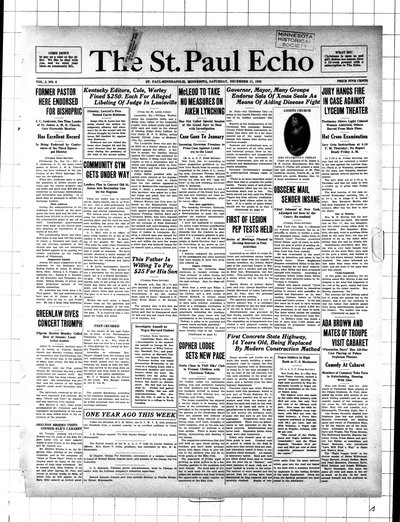 St. Paul Echo, Dec 11, 1926