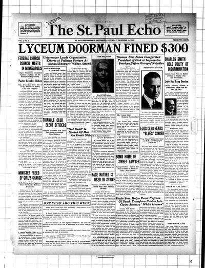 St. Paul Echo, Dec 18, 1926