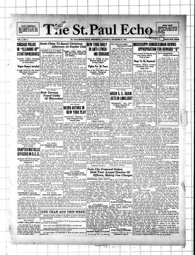 St. Paul Echo, Dec 25, 1926