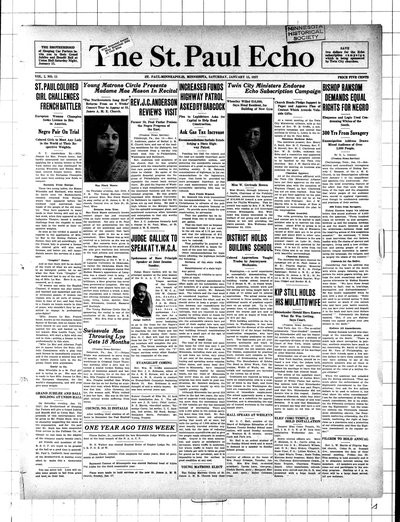 St. Paul Echo, Jan 15, 1927