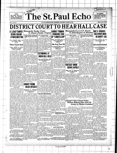 St. Paul Echo, Mar 19, 1927