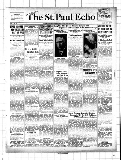 St. Paul Echo, Mar 26, 1927