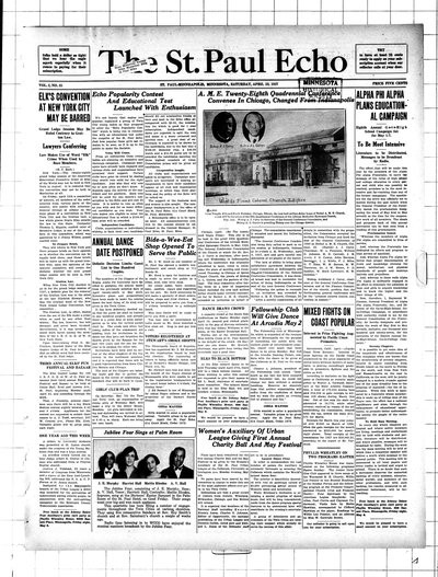 St. Paul Echo, Apr 23, 1927
