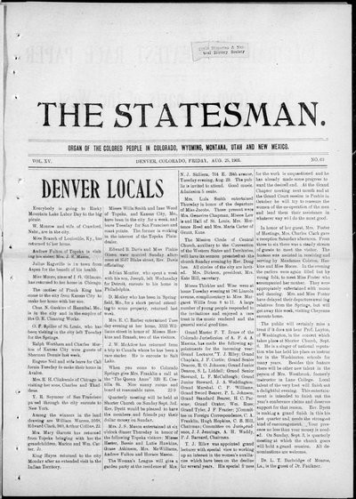 Denver Star, Aug 25, 1905