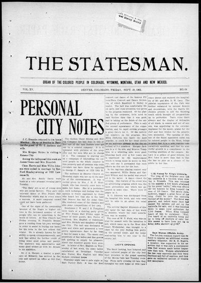 Denver Star, Sep 29, 1905