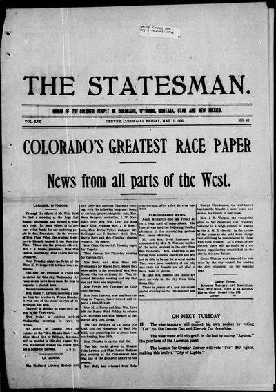 Denver Star, May 11, 1906