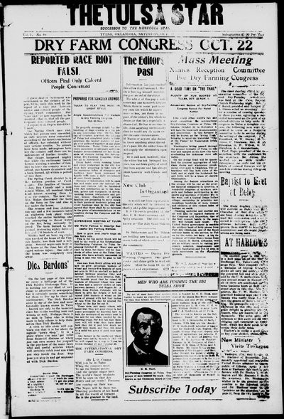 Tulsa Star, Oct 11, 1913
