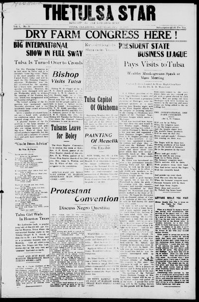 Tulsa Star, Oct 25, 1913