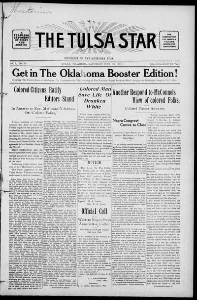 Tulsa Star, Jul 18, 1914