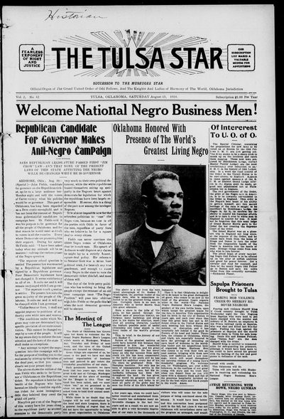 Tulsa Star, Aug 15, 1914