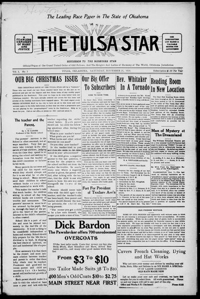 Tulsa Star, Nov 21, 1914