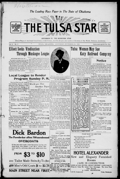 Tulsa Star, Nov 28, 1914