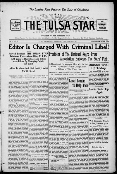 Tulsa Star, Dec 12, 1914