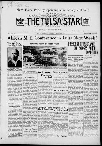 Tulsa Star, Oct 16, 1915