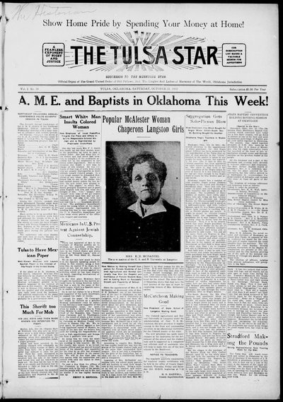 Tulsa Star, Oct 23, 1915