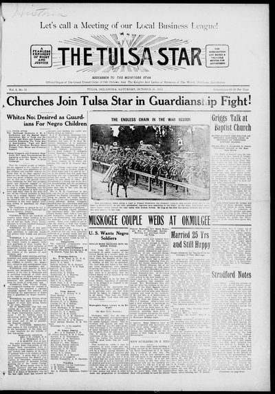 Tulsa Star, Oct 30, 1915