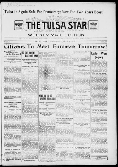 May 1918
