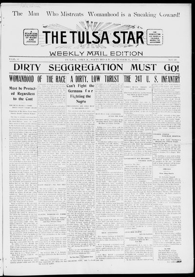 Tulsa Star, Oct 12, 1918