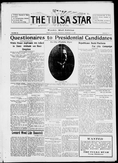 Tulsa Star, Feb 28, 1920