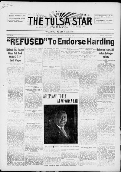Tulsa Star, Aug 28, 1920