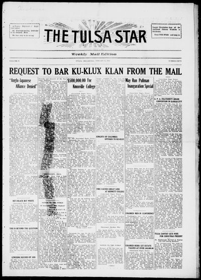 Tulsa Star, Jan 15, 1921