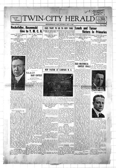 Twin-City Herald, May 14, 1927